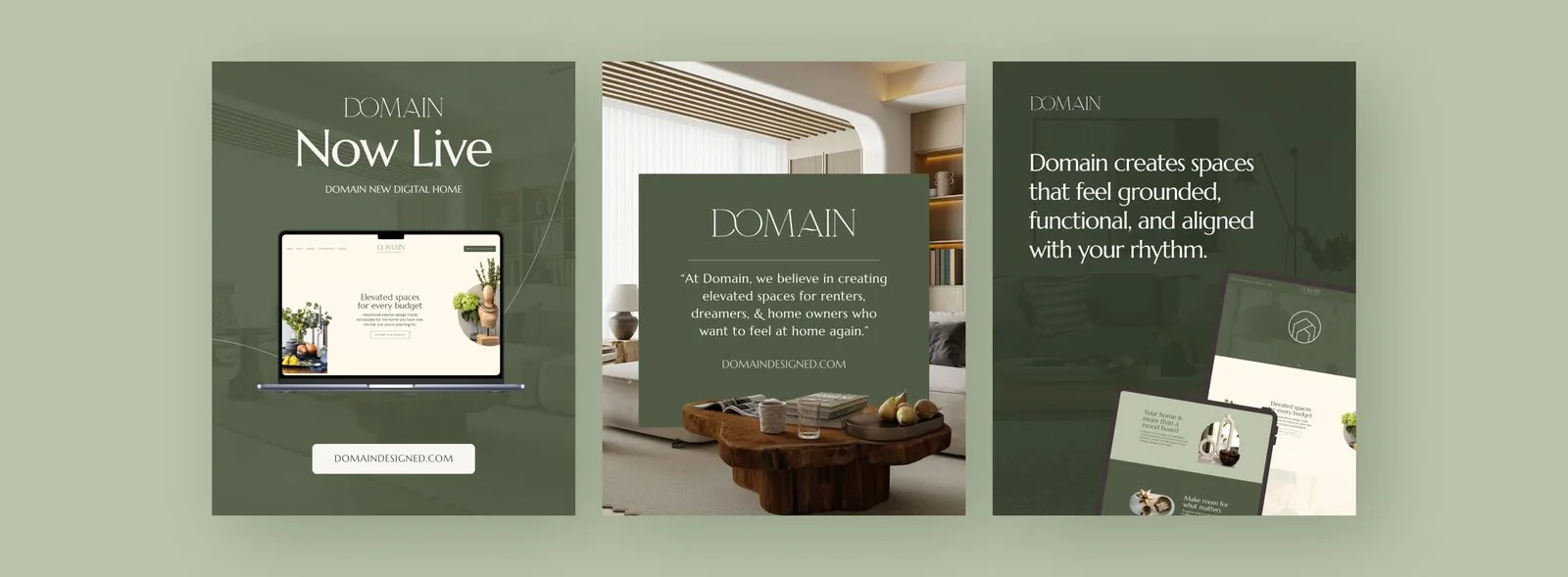 Graphic Design, domain launch graphics