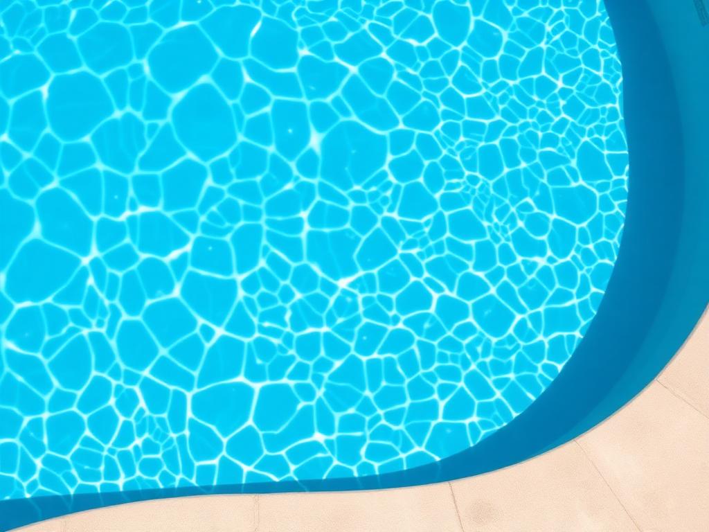 The same pool clear and blue after the visit