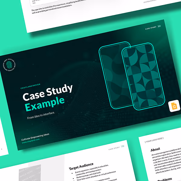 Cover of the Case Study Template