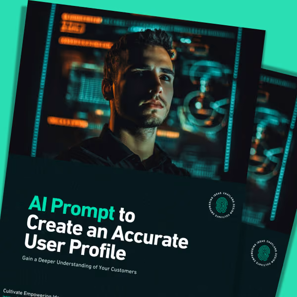 Cover of the AI Prompt to Create an Accurate User Profile