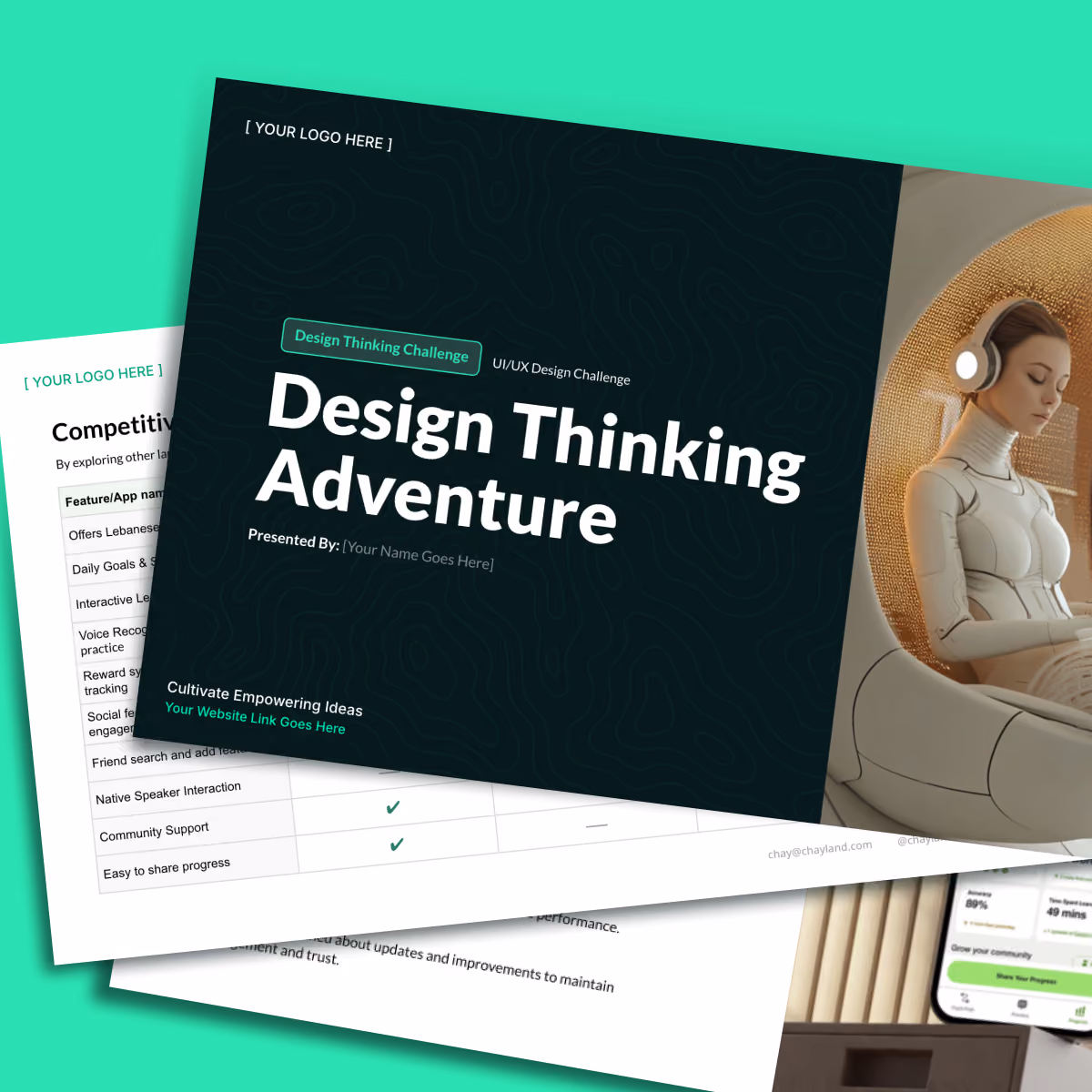 Cover of the Design Challenge Walkthrough & Template