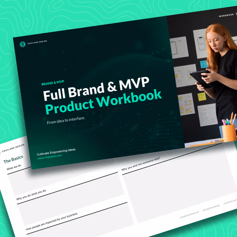 Cover of the Full Brand & MVP Product Workbook