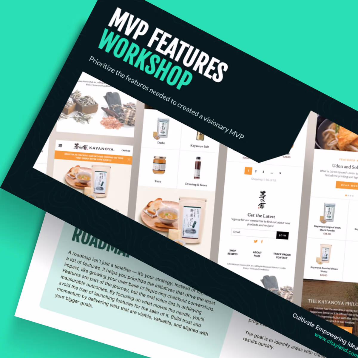 Cover of the MVP Features Workbook & Template