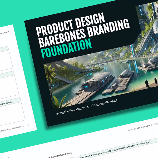 Cover of the Barebones Branding Foundations Workshop