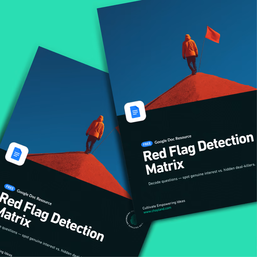 Cover of the Red Flag Detection Matrix