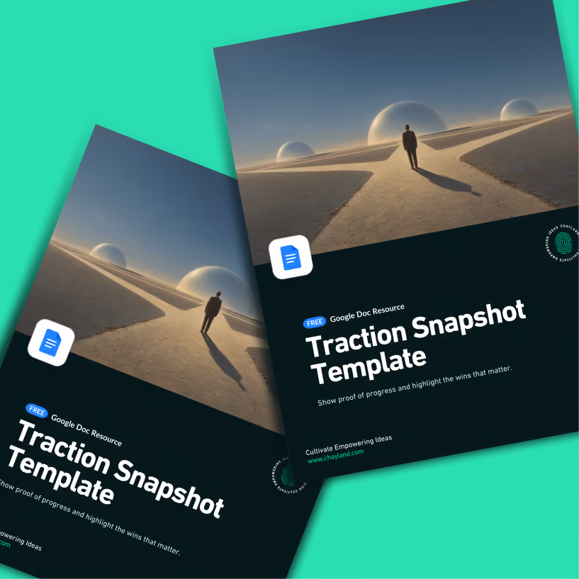 Cover of the Traction Snapshot Template
