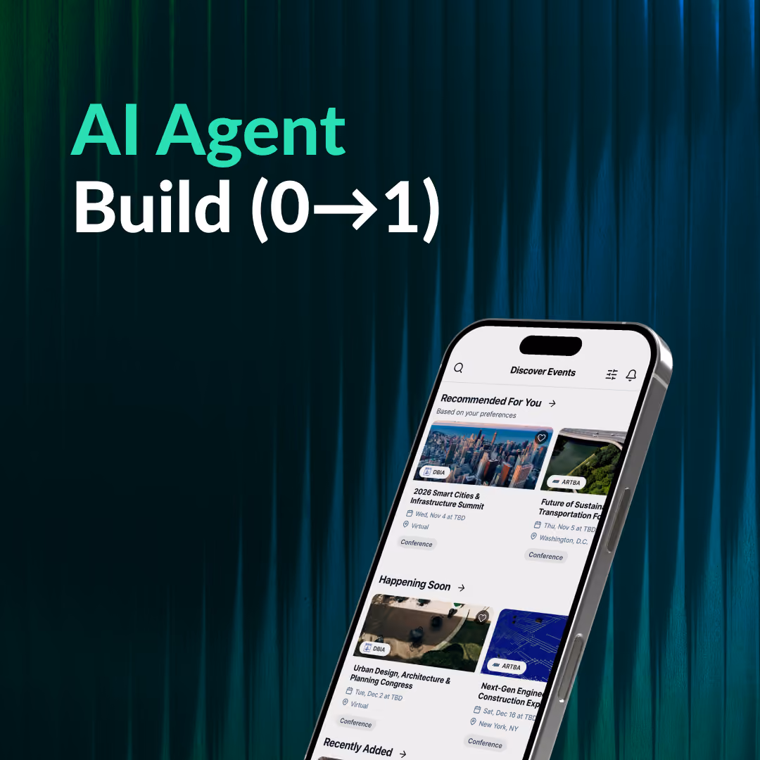 AI Agent Build (0→1)